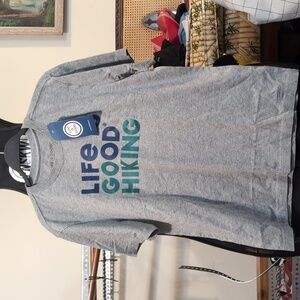 Life Is Good Hiking T Shirt